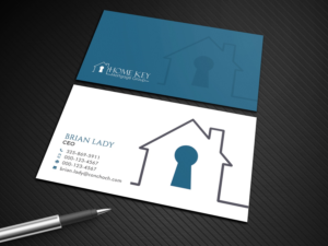 Business Card Design by Graphic Flame for Home Key Mortgage Group | Design: #15242915