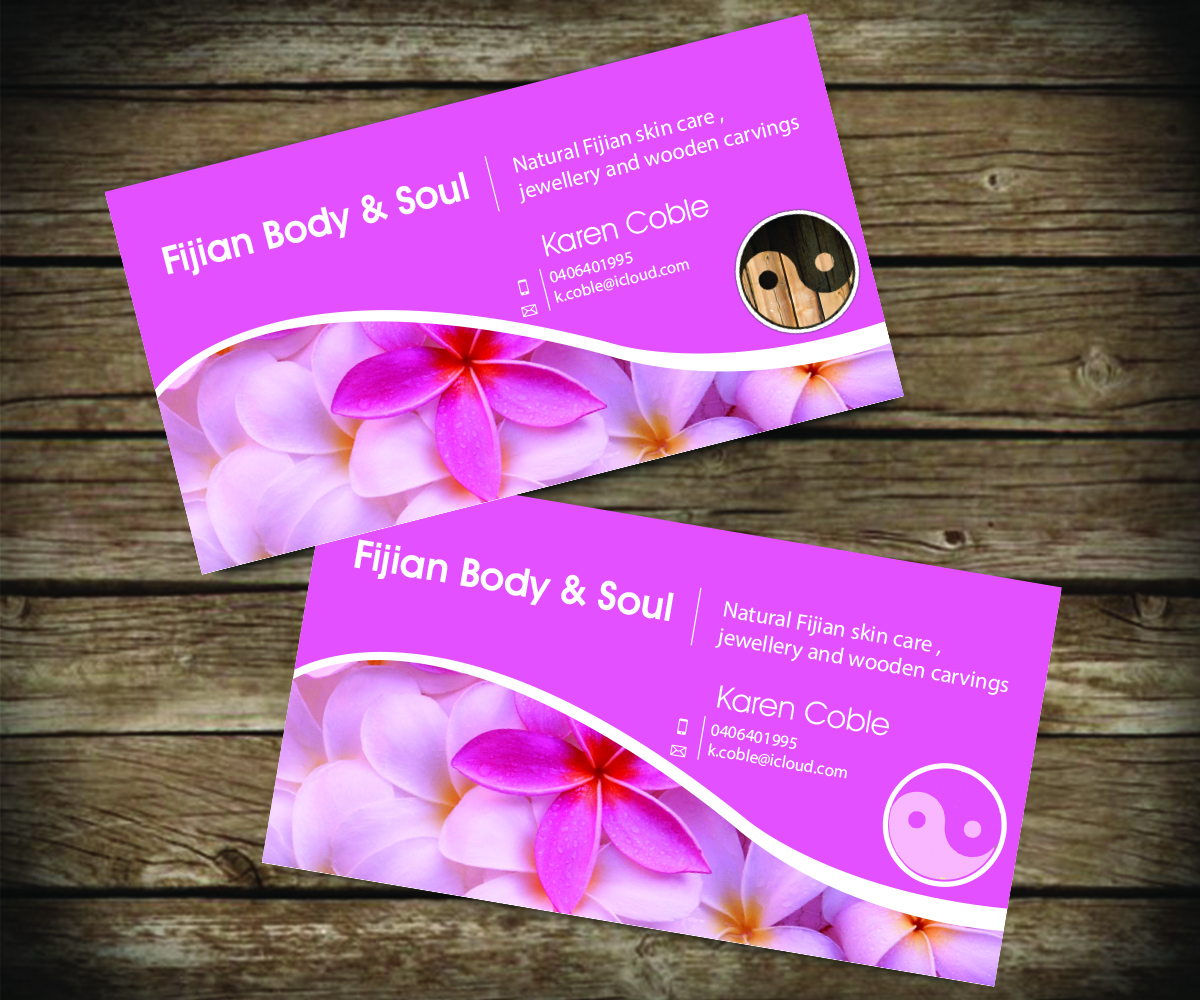 Business Card Design by Aaaron for Fijian Body & Soul | Design #2591337