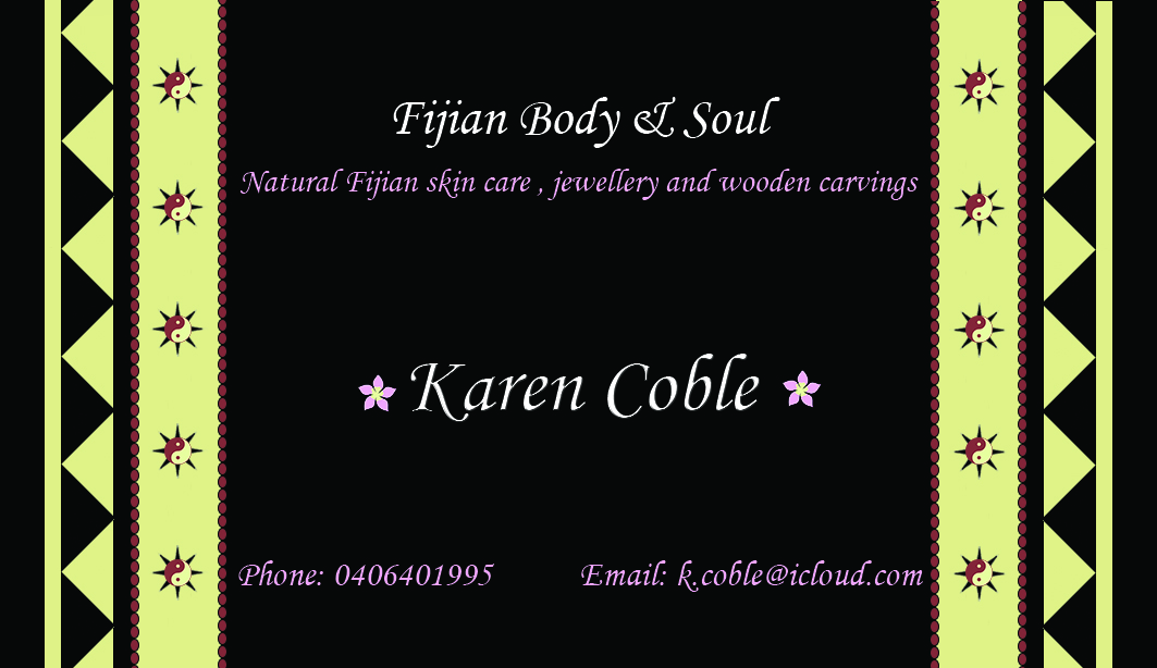 Business Card Design by  Ladyluck Innovations for Fijian Body & Soul | Design #2582515