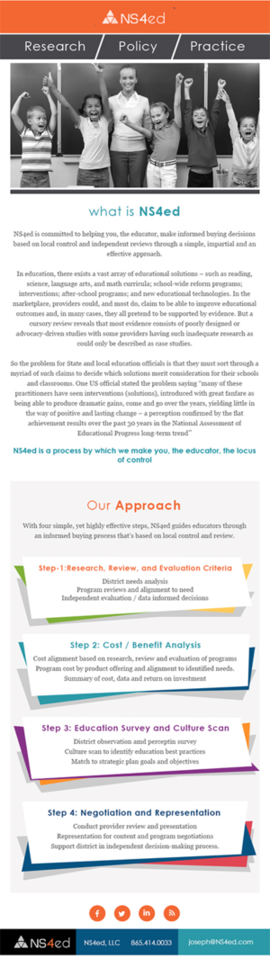 Email Marketing Design by Expert Designer for NS4ED | Design: #15237393