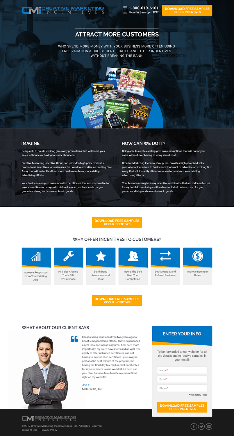 Landing Page Design by RupalTechno for Shane | Design #15248190