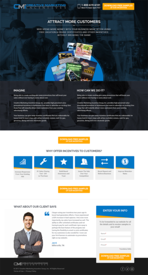 Landing Page Design by RupalTechno for Shane | Design: #15248190