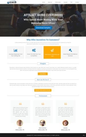 Landing Page Design by pb for Shane | Design: #15237190