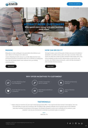 Landing Page Design by pb for Shane | Design: #15237913