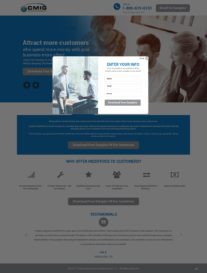 Landing Page Design by pb for Shane | Design: #15252650