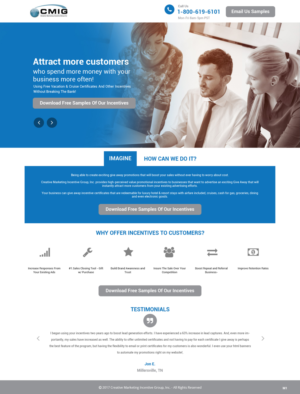 Landing Page Design by pb for Shane | Design: #15252651