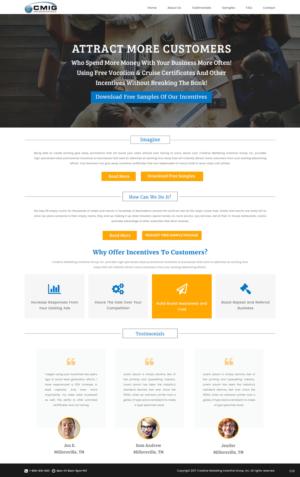 Landing Page Design by pb for Shane | Design: #15252652