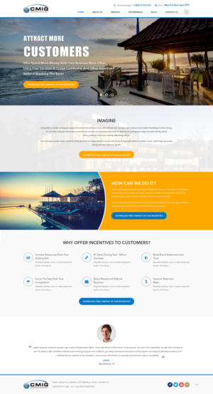 Landing Page Design by pb for Shane | Design: #15252653