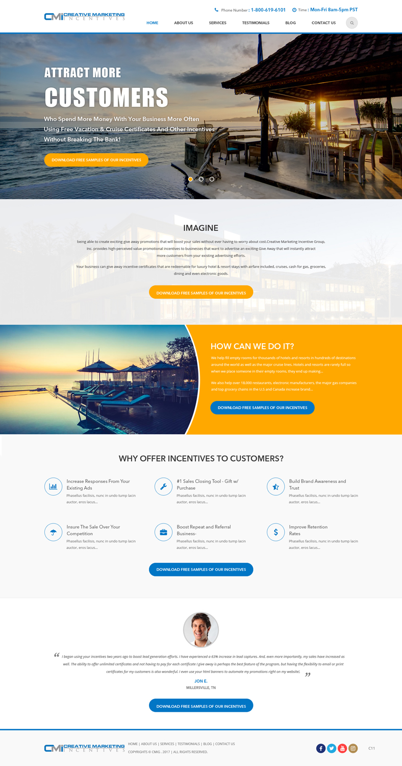 Landing Page Design by pb for Shane | Design #15278948