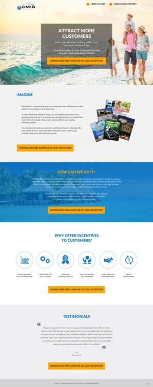 Landing Page Design by pb for Shane | Design: #15278949