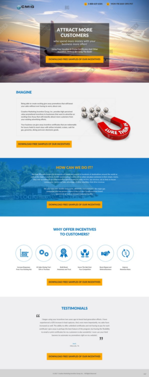 Landing Page Design by pb for Shane | Design: #15334788
