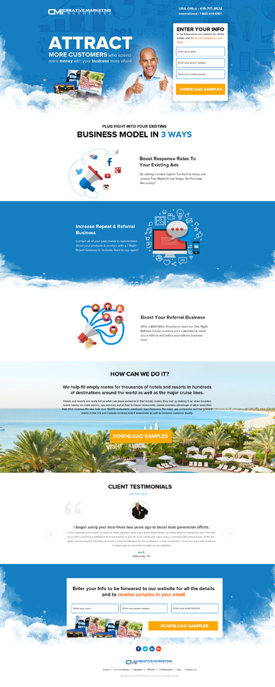 Landing Page-Design von Himanshi10 für Shane | Design #15251091