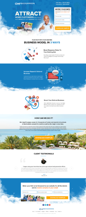 Landing Page-Design von Himanshi10 für Shane | Design #15251091