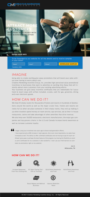 Landing Page Design by davidreinhart.p