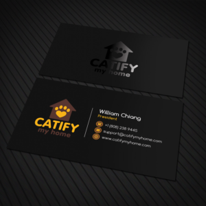 Cat-products company needs smart, yet endearing, business card | Diseño de Tarjeta de Presentación por Sandaruwan