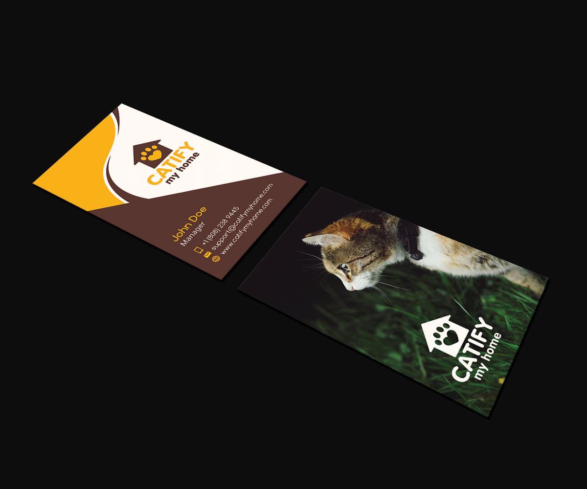 Design de Carte de Visite par JK18 pour Catify My Home | Design #15241538