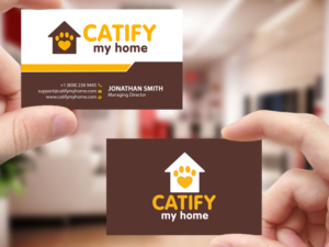 Business Card Design by Creations Box 2015 for Catify My Home | Design: #15238272