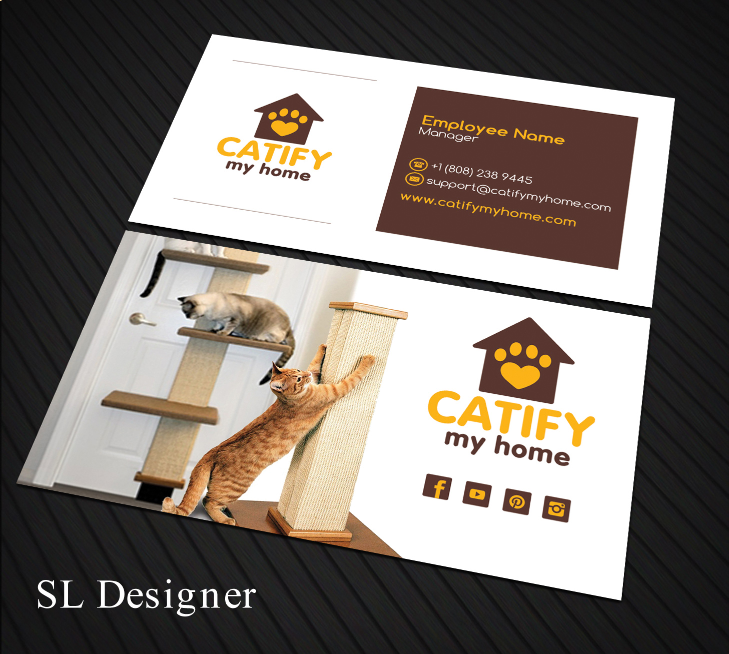Design de Carte de Visite par SL Designer pour Catify My Home | Design #15236150