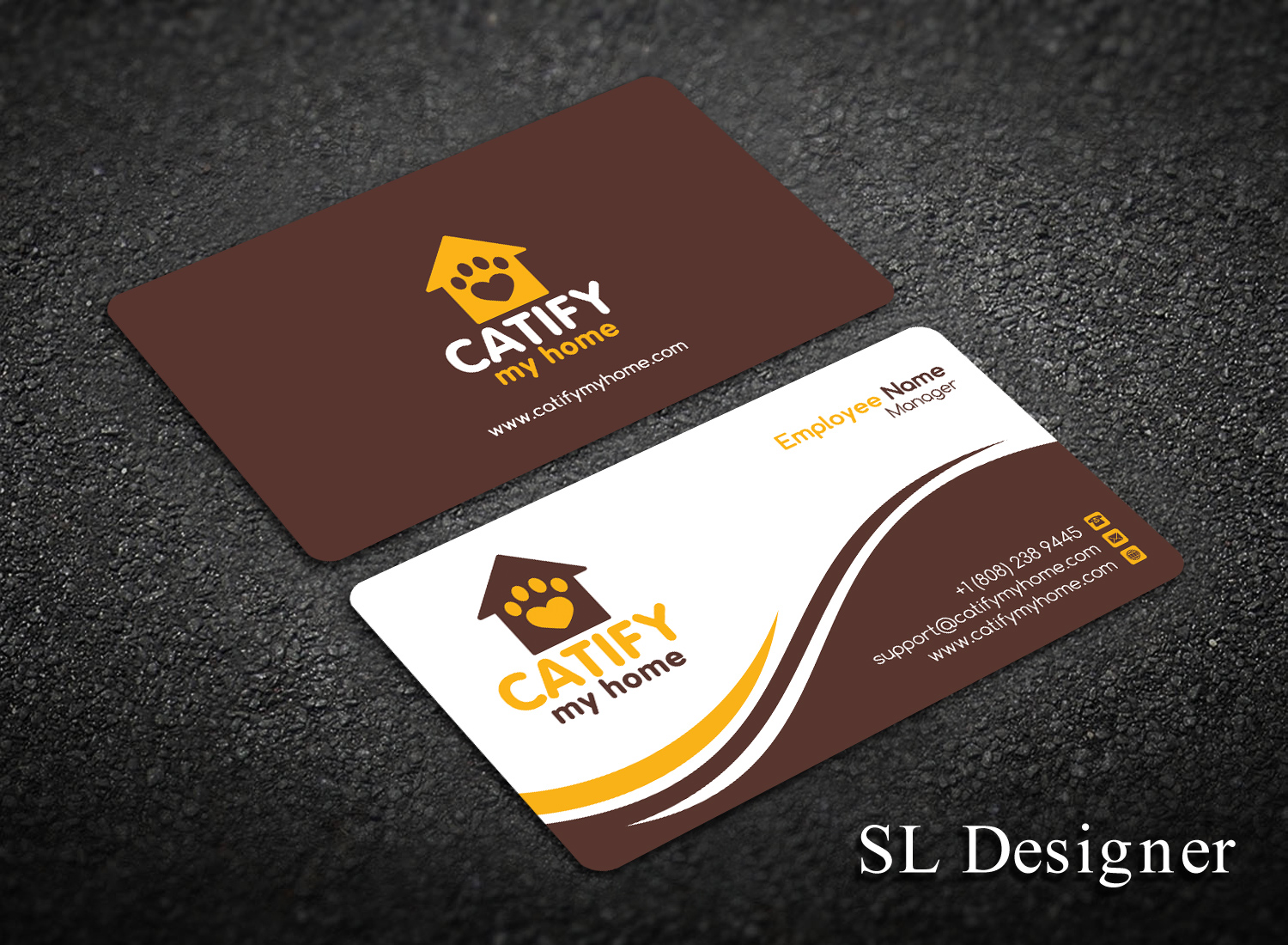 Design de Carte de Visite par SL Designer pour Catify My Home | Design #15236152