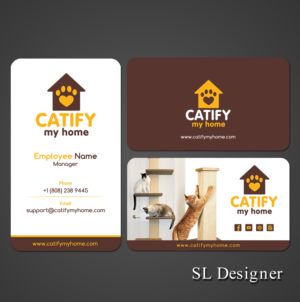 Business Card Design by SL Designer for Catify My Home | Design: #15236153