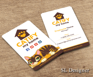 Business Card Design by SL Designer for Catify My Home | Design: #15236155