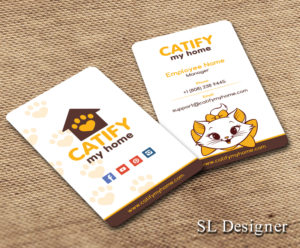 Business Card Design by SL Designer for Catify My Home | Design: #15236176