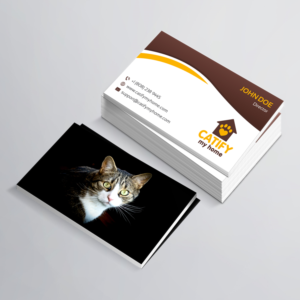 Business Card Design by Creative Jiniya for Catify My Home | Design: #15233625