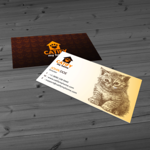 Business Card Design by Creative Jiniya for Catify My Home | Design: #15233626