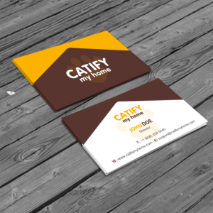 Business Card Design by Creative Jiniya for Catify My Home | Design: #15233627