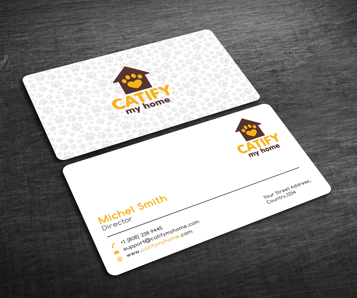 Design de Carte de Visite par Graphic Flame pour Catify My Home | Design #15254990