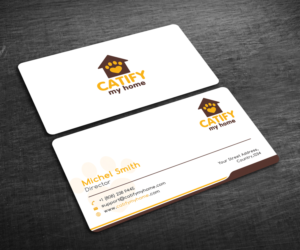 Business Card Design by Graphic Flame for Catify My Home | Design: #15254991