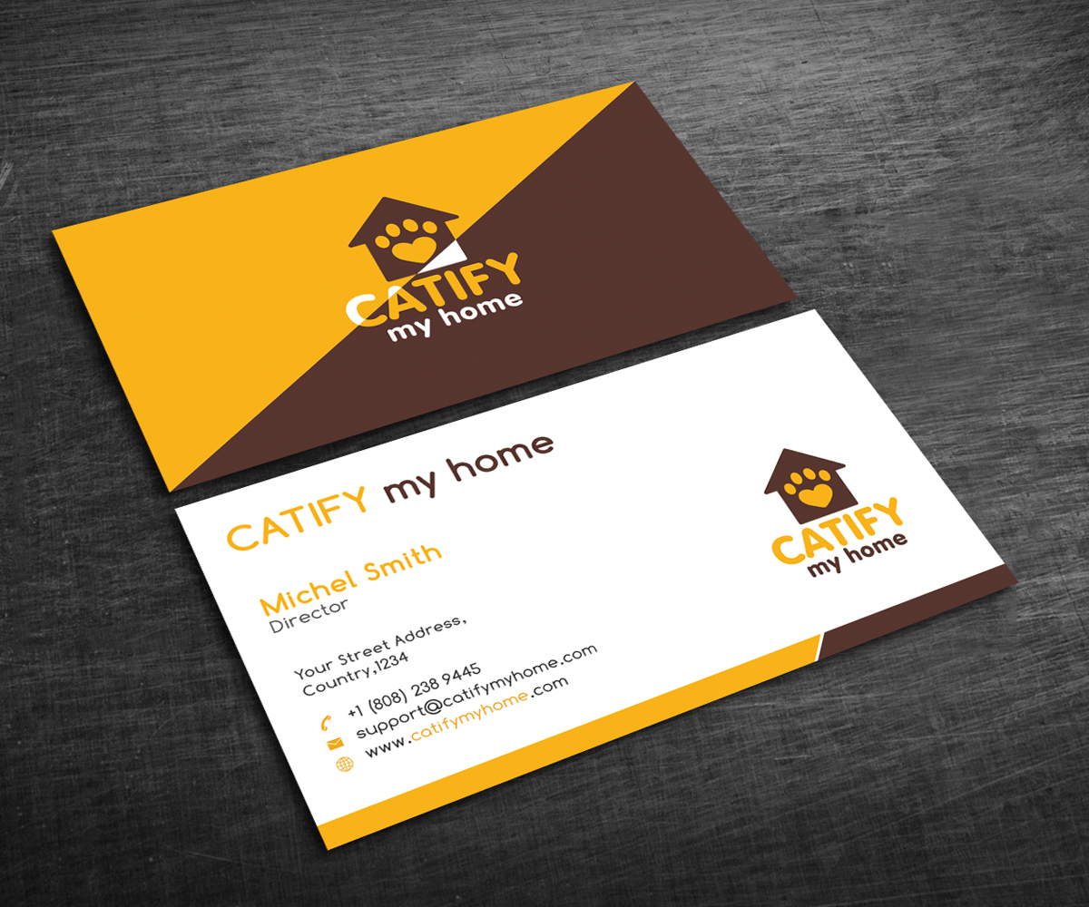 Design de Carte de Visite par Graphic Flame pour Catify My Home | Design #15254992