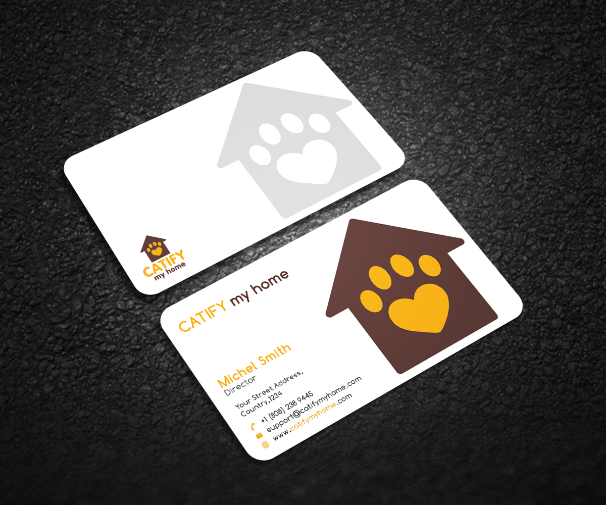 Design de Carte de Visite par Graphic Flame pour Catify My Home | Design #15255021
