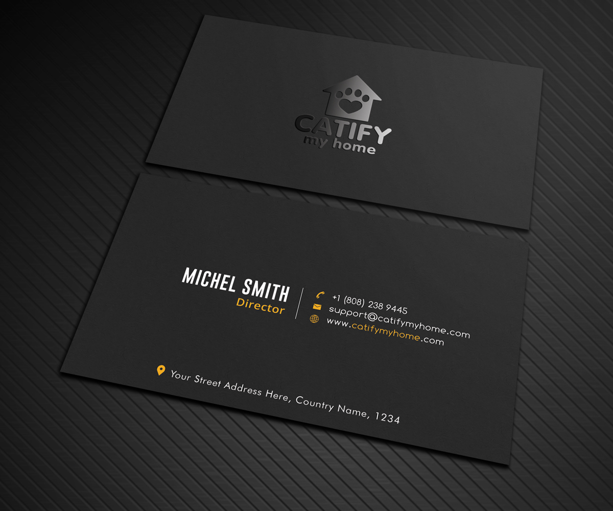 Design de Carte de Visite par Graphic Flame pour Catify My Home | Design #15255022