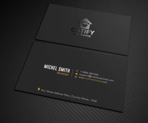 Business Card Design by Graphic Flame for Catify My Home | Design: #15255022