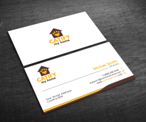 Business Card Design by Graphic Flame for Catify My Home | Design: #15258534