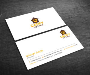 Business Card Design by Graphic Flame for Catify My Home | Design: #15258536