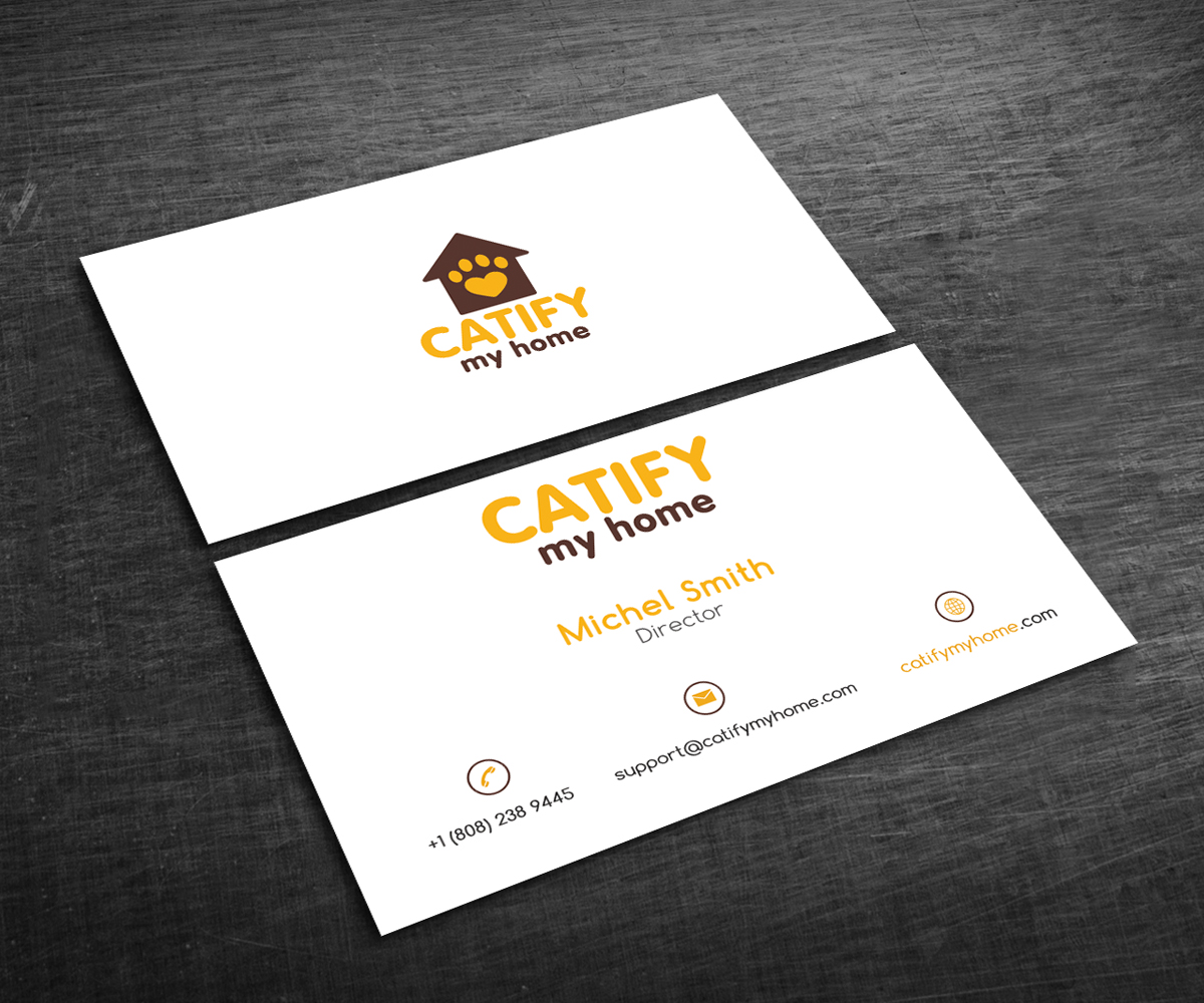 Design de Carte de Visite par Graphic Flame pour Catify My Home | Design #15258538