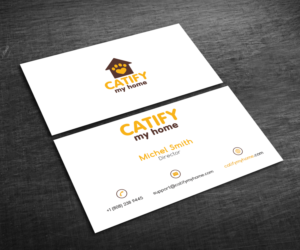Business Card Design by Graphic Flame for Catify My Home | Design: #15258538
