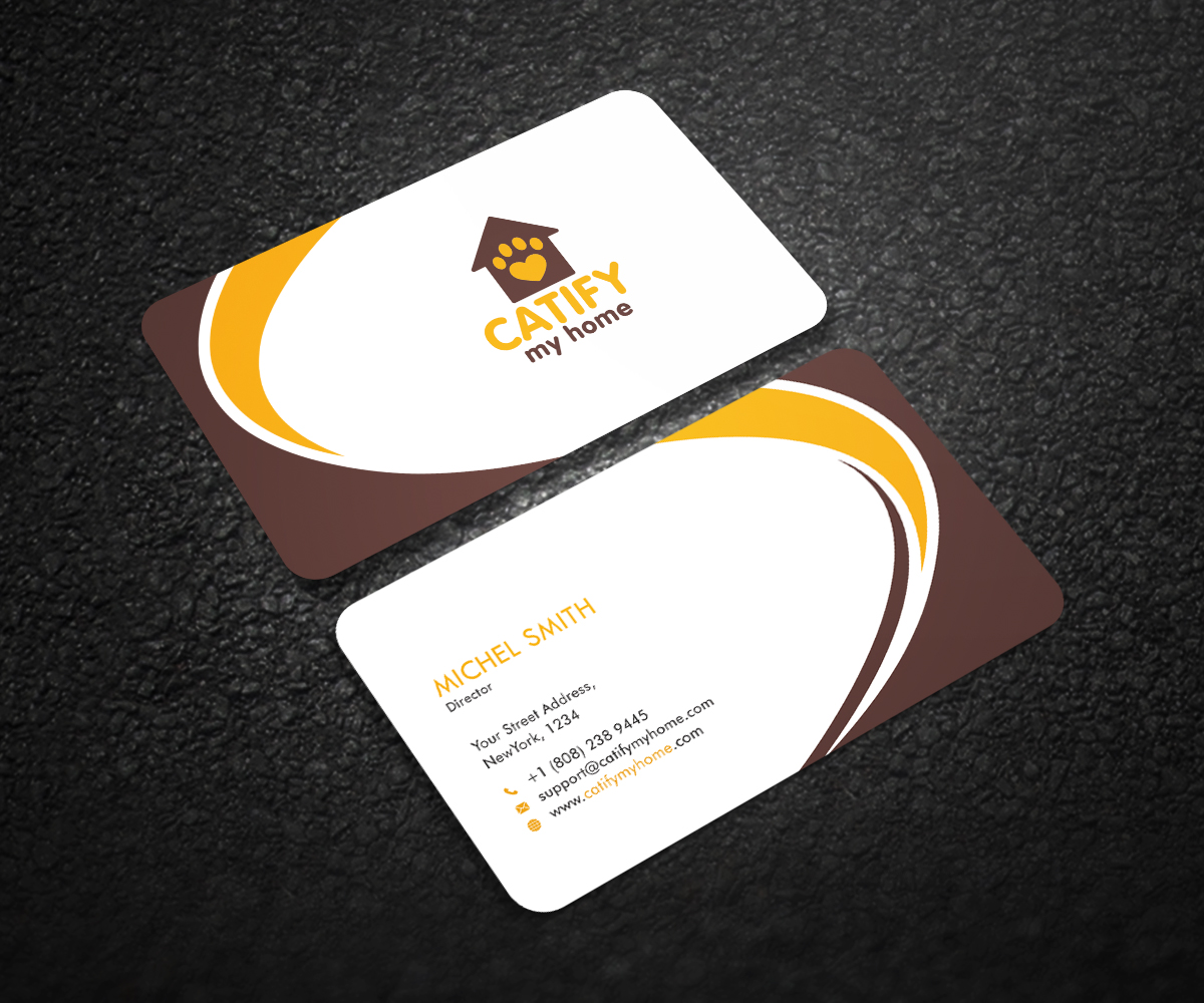 Design de Carte de Visite par Graphic Flame pour Catify My Home | Design #15258590