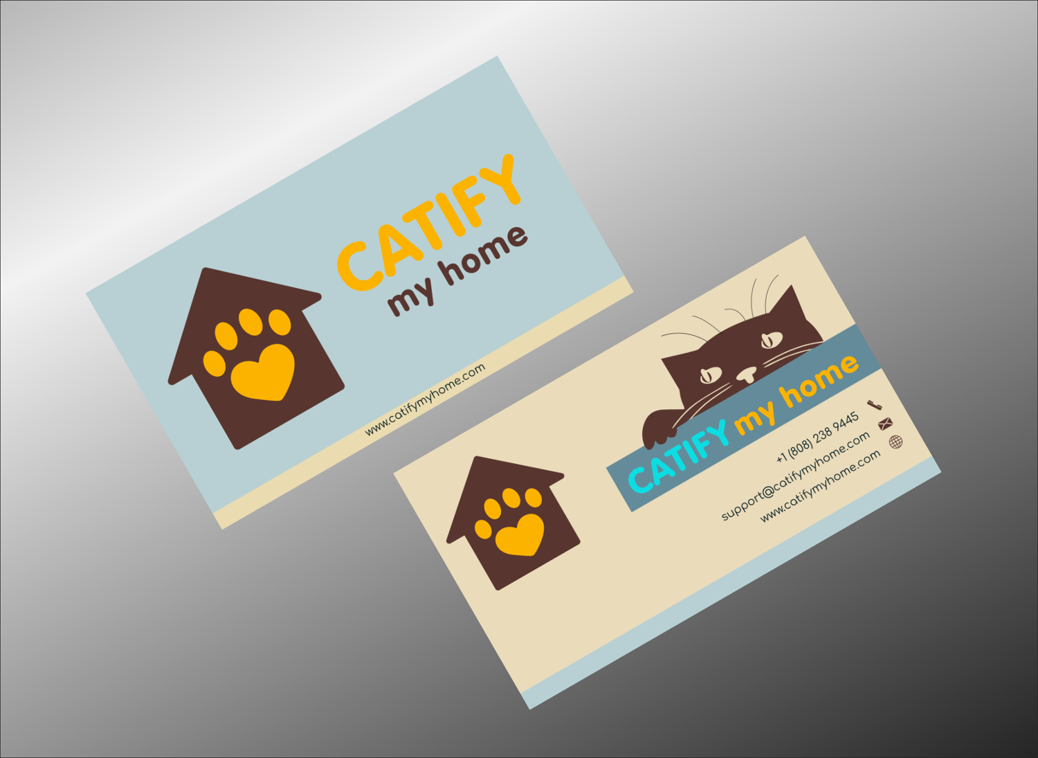 Design de Carte de Visite par TanaMa Creations pour Catify My Home | Design #15235279