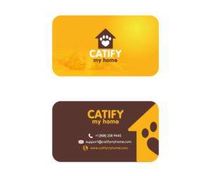 Business Card Design by FLoc! Studio for Catify My Home | Design: #15240356