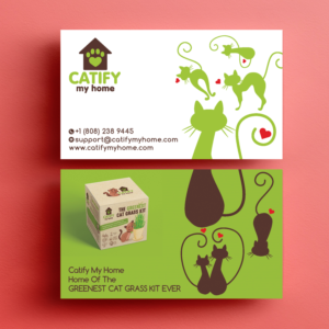 Business Card Design by infiniumtech for Catify My Home | Design: #15293448
