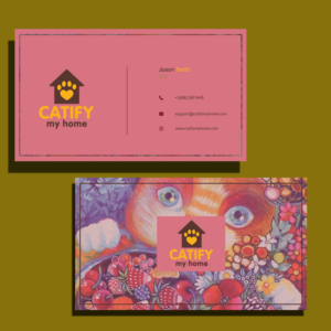 Business Card Design by Mohammad Jahran Chowdhury for Catify My Home | Design: #15242125