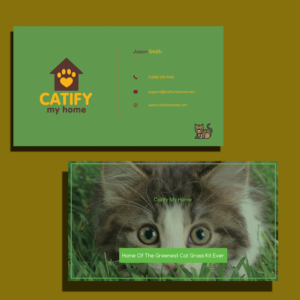 Business Card Design by Mohammad Jahran Chowdhury for Catify My Home | Design: #15258002