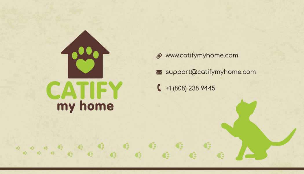 Business Card Design by ektakakaiya for Catify My Home | Design #15307475