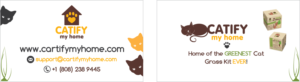 Business Card Design by finetouchc for Catify My Home | Design: #15327803