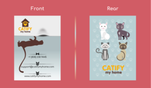 Diseño de Tarjeta de Presentación por Hejaar para Catify My Home | Diseño #15257178