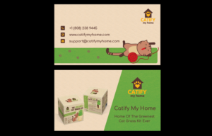 Diseño de Tarjeta de Presentación por Da Miracle para Catify My Home | Diseño #15328702