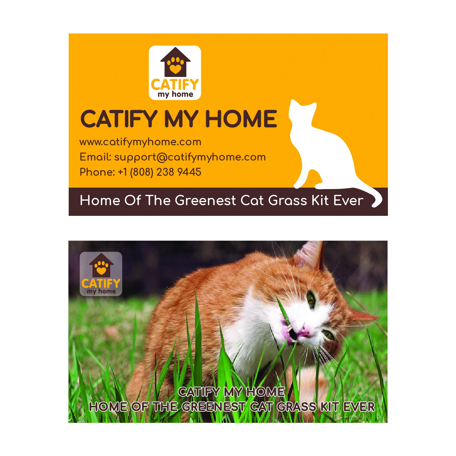 Business Card Design by pencilgd for Catify My Home | Design #15281415